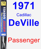 Passenger Wiper Blade for 1971 Cadillac DeVille - Vision Saver