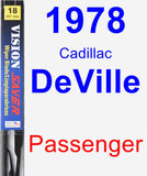 Passenger Wiper Blade for 1978 Cadillac DeVille - Vision Saver