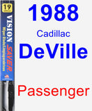 Passenger Wiper Blade for 1988 Cadillac DeVille - Vision Saver