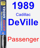 Passenger Wiper Blade for 1989 Cadillac DeVille - Vision Saver