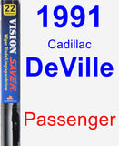 Passenger Wiper Blade for 1991 Cadillac DeVille - Vision Saver