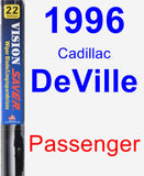 Passenger Wiper Blade for 1996 Cadillac DeVille - Vision Saver