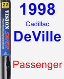 Passenger Wiper Blade for 1998 Cadillac DeVille - Vision Saver
