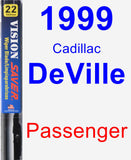 Passenger Wiper Blade for 1999 Cadillac DeVille - Vision Saver