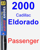 Passenger Wiper Blade for 2000 Cadillac Eldorado - Vision Saver