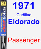 Passenger Wiper Blade for 1971 Cadillac Eldorado - Vision Saver