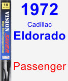 Passenger Wiper Blade for 1972 Cadillac Eldorado - Vision Saver
