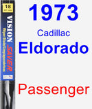 Passenger Wiper Blade for 1973 Cadillac Eldorado - Vision Saver