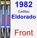 Front Wiper Blade Pack for 1982 Cadillac Eldorado - Vision Saver