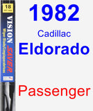 Passenger Wiper Blade for 1982 Cadillac Eldorado - Vision Saver