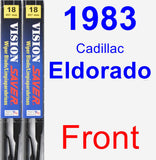 Front Wiper Blade Pack for 1983 Cadillac Eldorado - Vision Saver