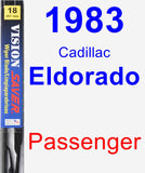 Passenger Wiper Blade for 1983 Cadillac Eldorado - Vision Saver