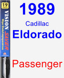 Passenger Wiper Blade for 1989 Cadillac Eldorado - Vision Saver