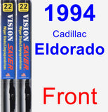 Front Wiper Blade Pack for 1994 Cadillac Eldorado - Vision Saver