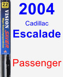 Passenger Wiper Blade for 2004 Cadillac Escalade - Vision Saver