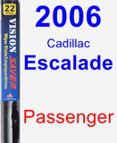 Passenger Wiper Blade for 2006 Cadillac Escalade - Vision Saver