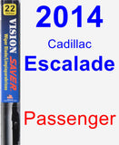 Passenger Wiper Blade for 2014 Cadillac Escalade - Vision Saver