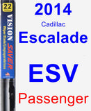 Passenger Wiper Blade for 2014 Cadillac Escalade ESV - Vision Saver