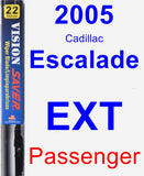 Passenger Wiper Blade for 2005 Cadillac Escalade EXT - Vision Saver