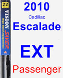 Passenger Wiper Blade for 2010 Cadillac Escalade EXT - Vision Saver