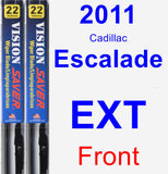 Front Wiper Blade Pack for 2011 Cadillac Escalade EXT - Vision Saver
