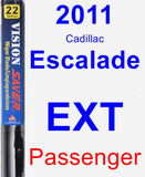 Passenger Wiper Blade for 2011 Cadillac Escalade EXT - Vision Saver