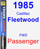Passenger Wiper Blade for 1985 Cadillac Fleetwood - Vision Saver