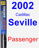 Passenger Wiper Blade for 2002 Cadillac Seville - Vision Saver
