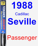 Passenger Wiper Blade for 1988 Cadillac Seville - Vision Saver