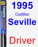 Driver Wiper Blade for 1995 Cadillac Seville - Vision Saver