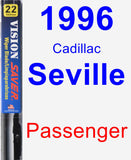 Passenger Wiper Blade for 1996 Cadillac Seville - Vision Saver