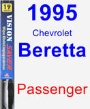 Passenger Wiper Blade for 1995 Chevrolet Beretta - Vision Saver