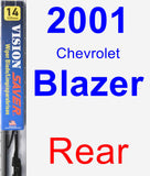 Rear Wiper Blade for 2001 Chevrolet Blazer - Vision Saver