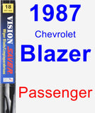 Passenger Wiper Blade for 1987 Chevrolet Blazer - Vision Saver