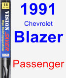 Passenger Wiper Blade for 1991 Chevrolet Blazer - Vision Saver