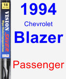 Passenger Wiper Blade for 1994 Chevrolet Blazer - Vision Saver