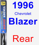 Rear Wiper Blade for 1996 Chevrolet Blazer - Vision Saver