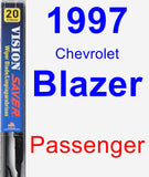 Passenger Wiper Blade for 1997 Chevrolet Blazer - Vision Saver