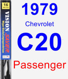 Passenger Wiper Blade for 1979 Chevrolet C20 - Vision Saver