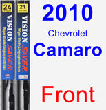 Front Wiper Blade Pack for 2010 Chevrolet Camaro - Vision Saver