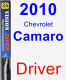 Driver Wiper Blade for 2010 Chevrolet Camaro - Vision Saver