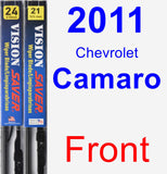 Front Wiper Blade Pack for 2011 Chevrolet Camaro - Vision Saver