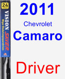Driver Wiper Blade for 2011 Chevrolet Camaro - Vision Saver