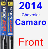 Front Wiper Blade Pack for 2014 Chevrolet Camaro - Vision Saver