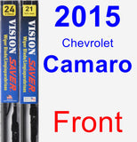 Front Wiper Blade Pack for 2015 Chevrolet Camaro - Vision Saver