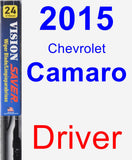 Driver Wiper Blade for 2015 Chevrolet Camaro - Vision Saver