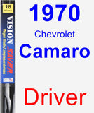 Driver Wiper Blade for 1970 Chevrolet Camaro - Vision Saver