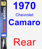 Rear Wiper Blade for 1970 Chevrolet Camaro - Vision Saver