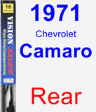 Rear Wiper Blade for 1971 Chevrolet Camaro - Vision Saver