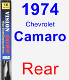 Rear Wiper Blade for 1974 Chevrolet Camaro - Vision Saver